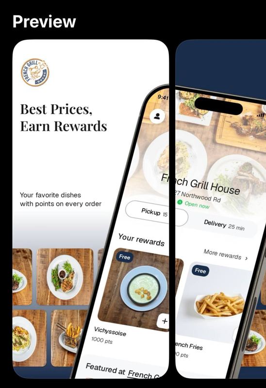 French Grill House app in the App Store