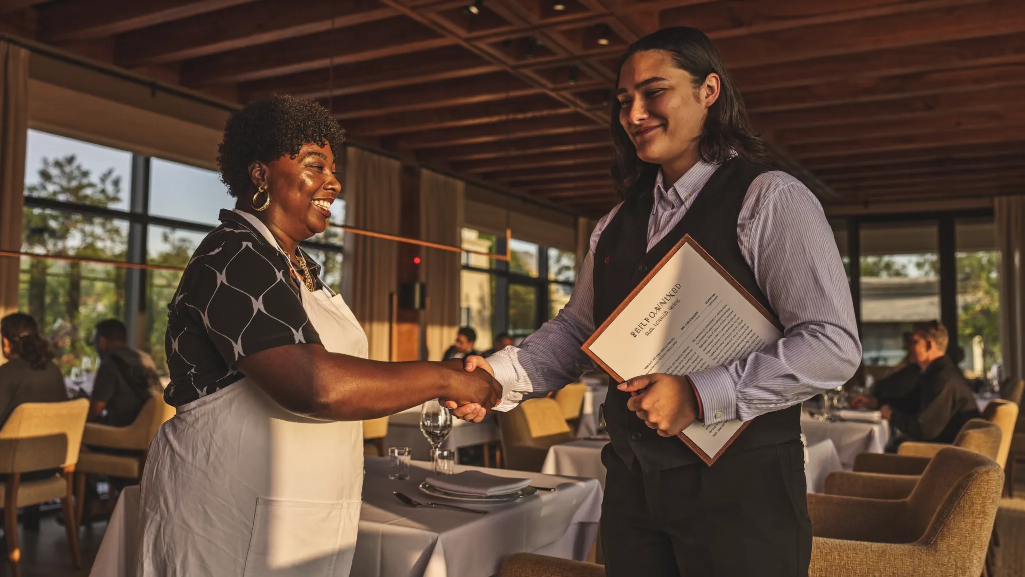 Partnership handshake